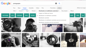 Outil de recherche d'images Google