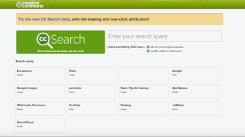 Outil de recherche d'images CC Search